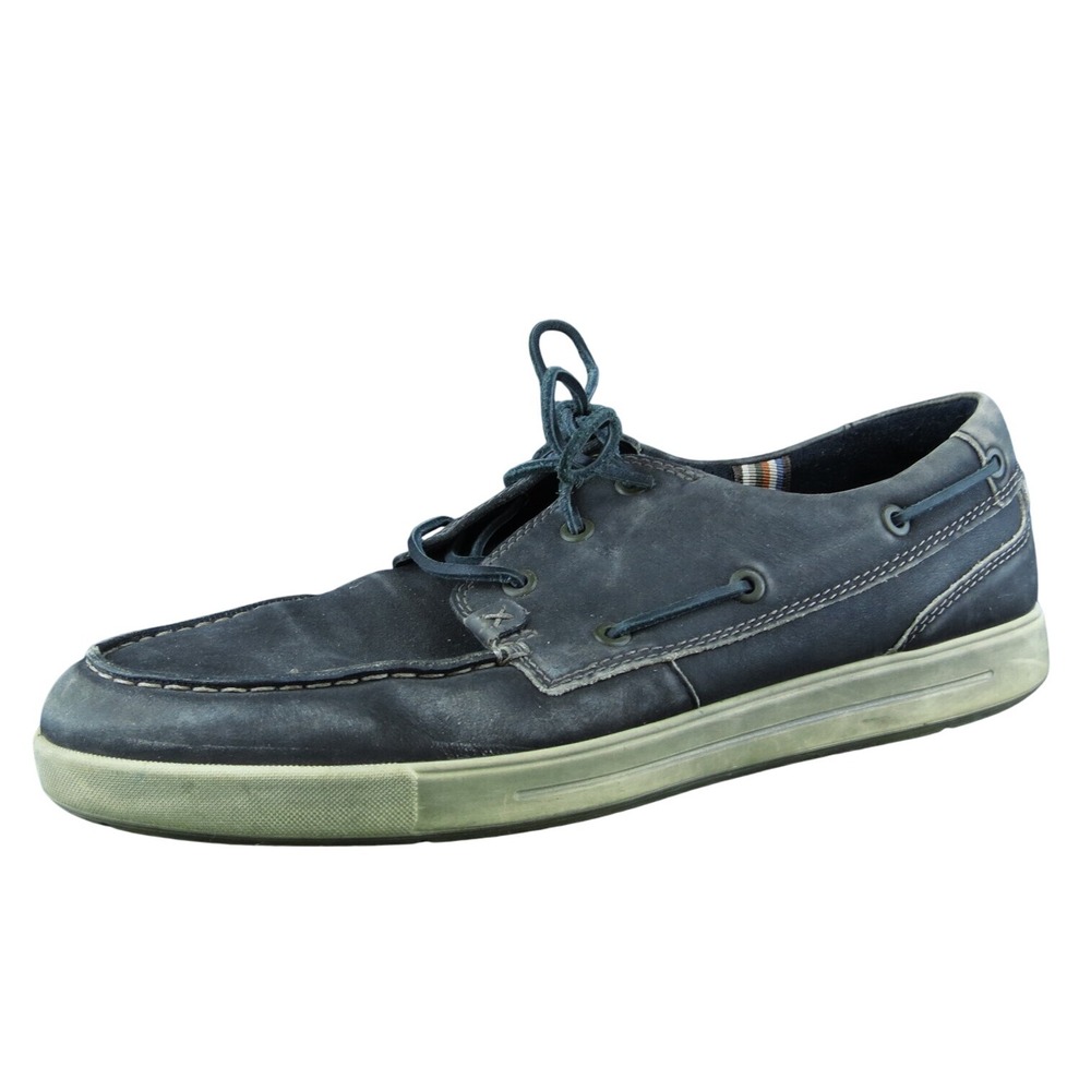 ECCO  Men Sneaker Shoes Gray  Lace Up Size‎ 45 Medium